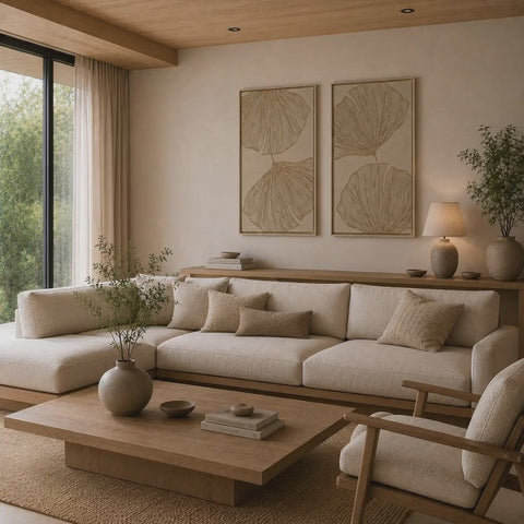 Video of FeltArt 'Verdure' in the color pale sand, 70x110.