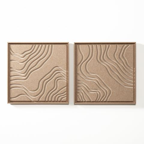 FeltArt Naturale S | 60 x 60 cm