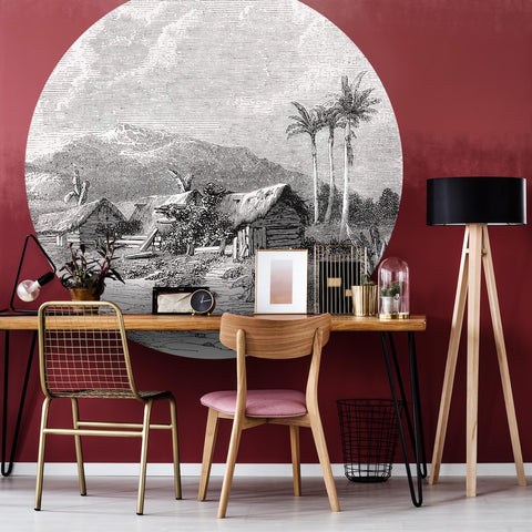 Wallpaper Circle - Landscape of Guadeloupe
