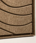 Frame detail (side) of FeltArt 'Aura' in the color olive mist.