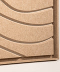 Frame detail (side) of FeltArt 'Aura' in the color pale sand.