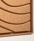 Frame detail (side) of FeltArt 'Aura' in the color soft dune.