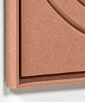 Frame detail (front) of FeltArt 'Aura' in the color terra bloom.
