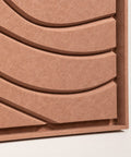 Frame detail (side) of FeltArt 'Aura' in the color terra bloom.