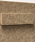 Mounting system of FeltArt 'Botany' in the color olive mist.
