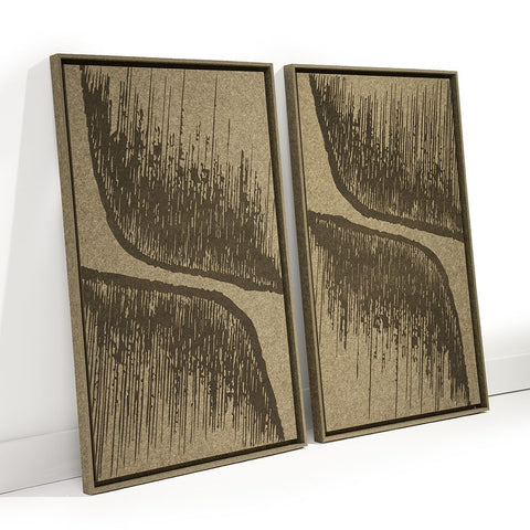 FeltArt 'Botany' in the color olive mist, 70x110.