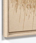 Frame detail (front) of FeltArt 'Botany' in the color pale sand.