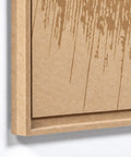 Frame detail (front) of FeltArt 'Botany' in the color soft dune.