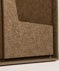 Frame detail (side) of FeltArt 'Estile' in the color olive mist.
