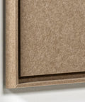 Frame detail (front) of FeltArt 'Estile' in the color pale sand.