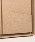Frame detail (side) of FeltArt 'Estile' in the color pale sand.