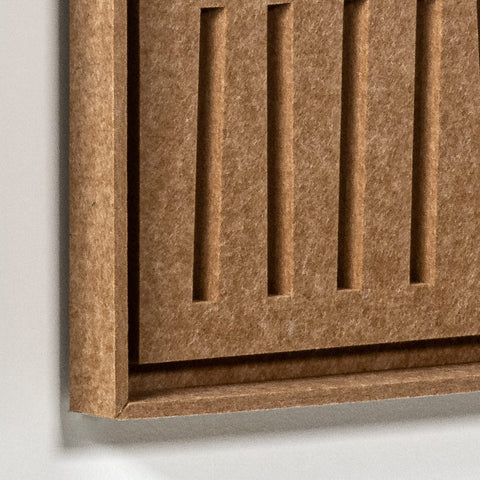 Frame detail (front) of FeltArt 'Harmoni' in the color soft dune.