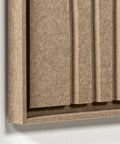 Frame detail (front) of FeltArt 'Linoa' in the color pale sand.