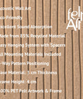 Key features of FeltArt 'Linoa' in the color soft dune.