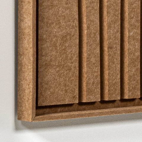 Frame detail (front) of FeltArt 'Linoa' in the color soft dune.