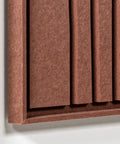 Frame detail (front) of FeltArt 'Linoa' in the color terra bloom.
