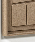 Frame detail (front) of FeltArt 'Modura' in the color pale sand.