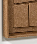 Frame detail (front) of FeltArt 'Modura' in the color soft dune.