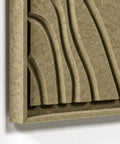 Frame detail (front) of FeltArt 'Naturale' in the color olive mist.
