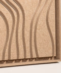 Frame detail (side) of FeltArt 'Naturale' in the color pale sand.