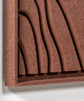 Frame detail (front) of FeltArt 'Naturale' in the color terra bloom.