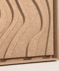 Frame detail (side) of FeltArt 'Oasis' in the color pale sand.