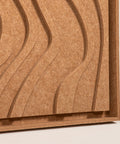 Frame detail (side) of FeltArt 'Oasis' in the color soft dune.