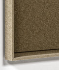 Frame detail (front) of FeltArt 'Serene' in the color olive mist.