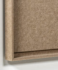 Frame detail (front) of FeltArt 'Serene' in the color pale sand.
