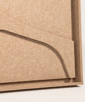 Frame detail (side) of FeltArt 'Serene' in the color pale sand.