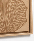 Frame detail (side) of FeltArt 'Verdure' in the color soft dune.