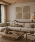 Video of FeltArt 'Verdure' in the color pale sand, 70x110.