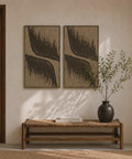 Video of FeltArt 'Botany' in the color olive mist, 70x110.